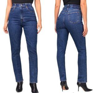 Abercrombie and Fitch The Slim Straight Ultra High Rise Jeans Size 25/0‎